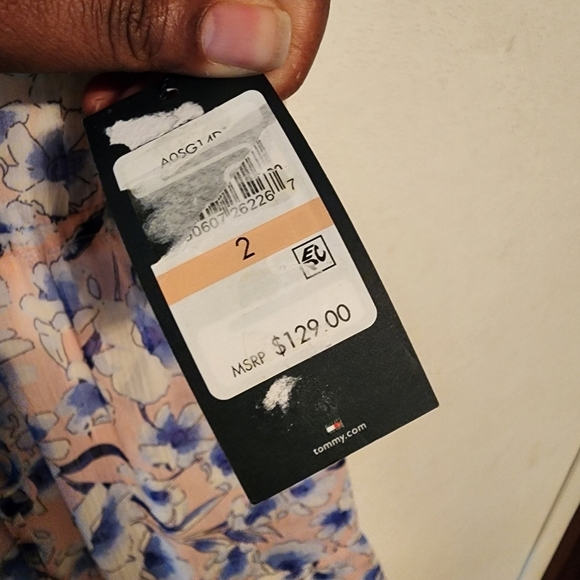 Tommy Hilfiger Floral-Print Fit Flare Sleeveless Dress Ballerina Size 2 NWT - Picture 4 of 13